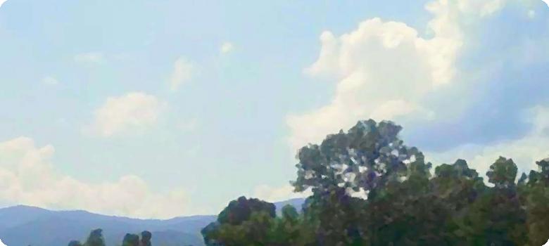 Bluish green hills from bridge on North Koel at Garu