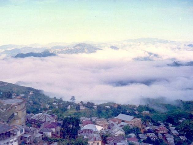 Lunglei in thick clouds Lunglei in thick clouds