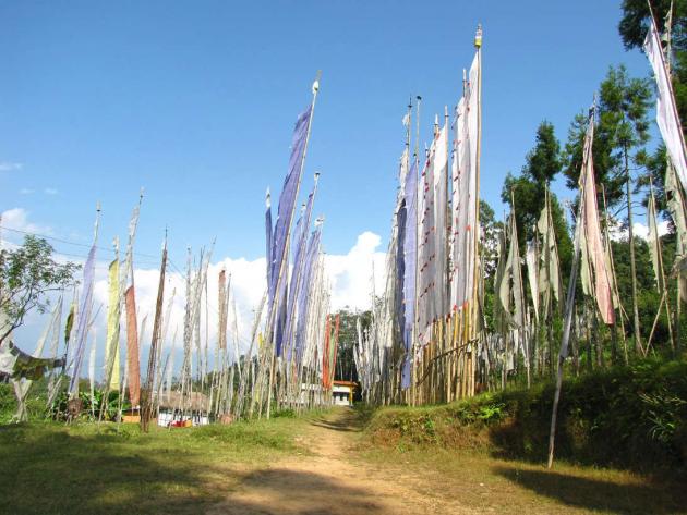 Rinchenpong monastery grounds